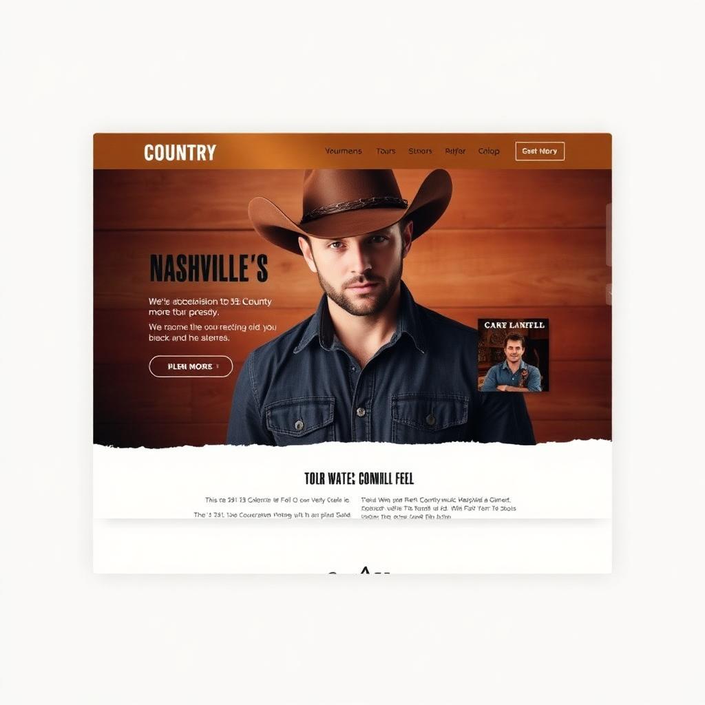 Mainstreet Country Music — Country Music website template