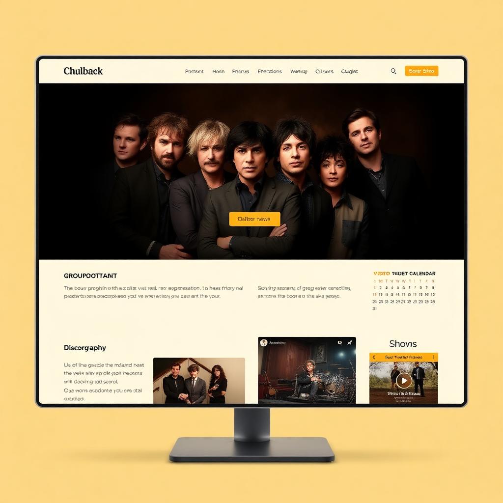 Marquee Band / Group — Band / Group website template