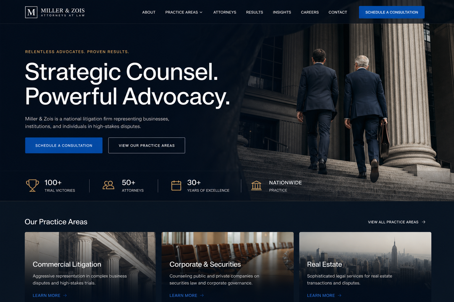 Drift Law Firm — Law Firm website template