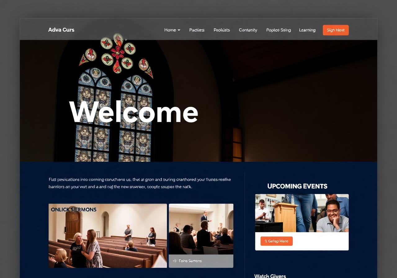 Quartz Church — Church website template