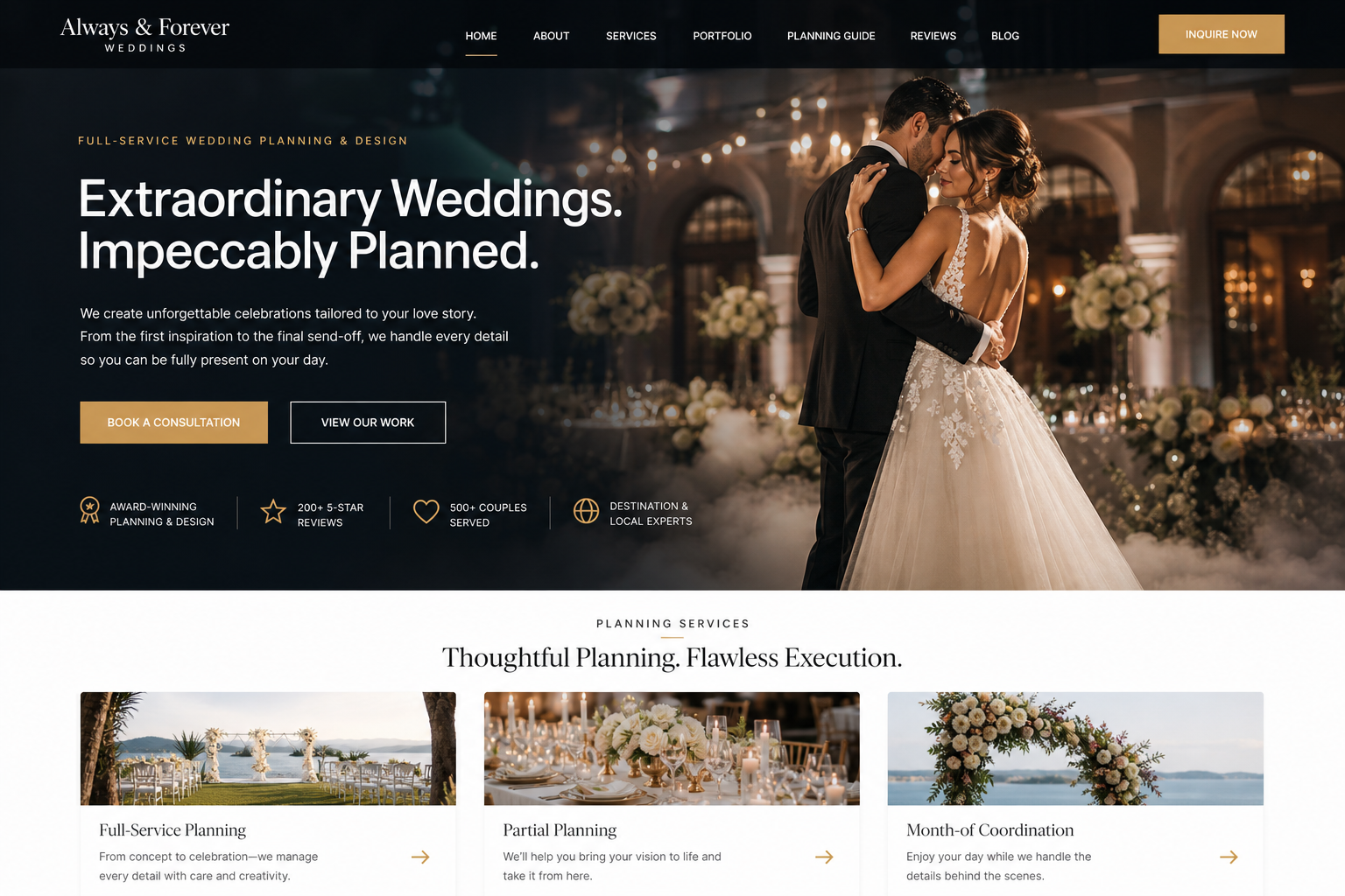Pulse Wedding — Wedding website template