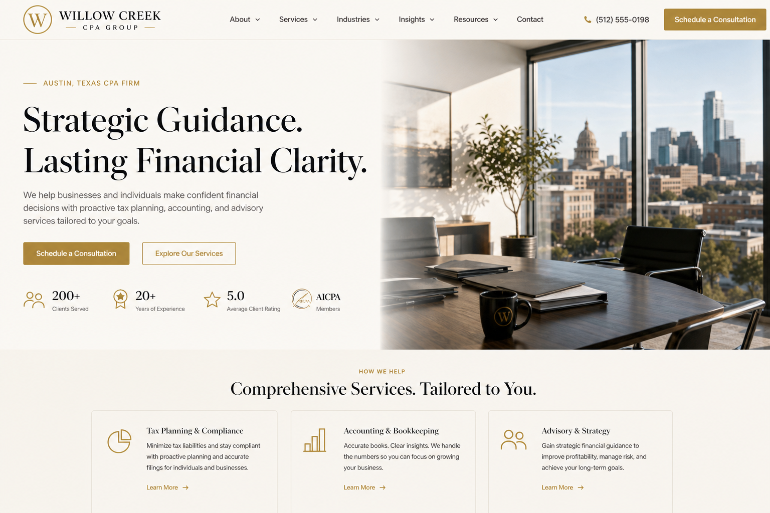 Coast Accountant / CPA — Accountant / CPA website template