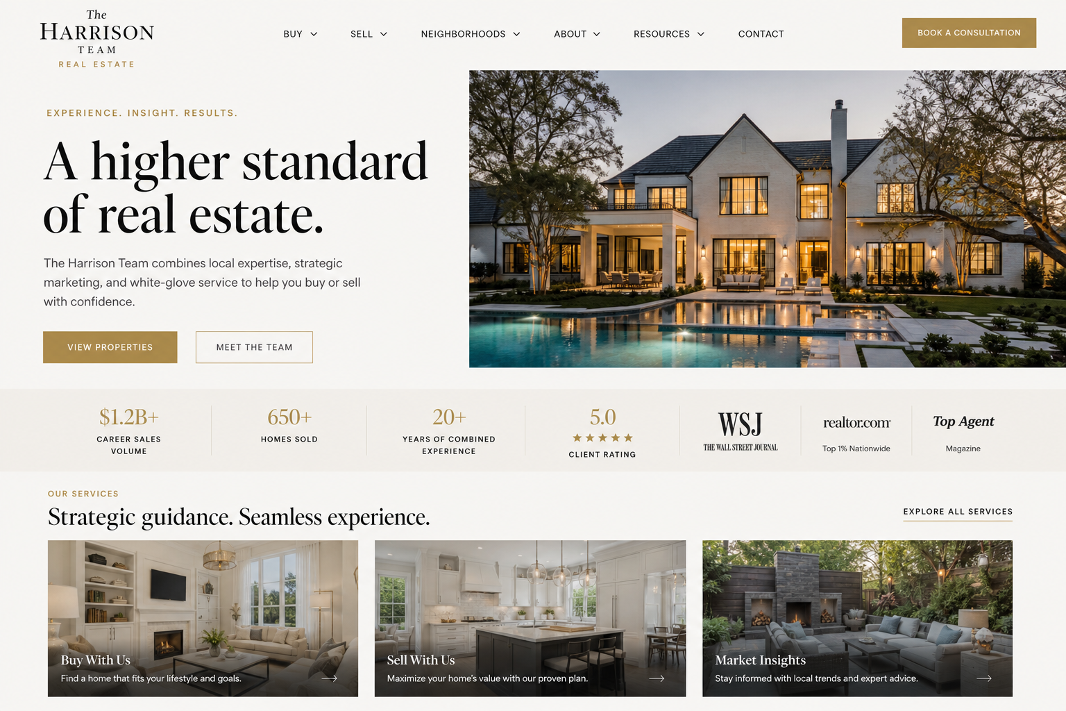 Lumen Realtor Team — Realtor Team website template