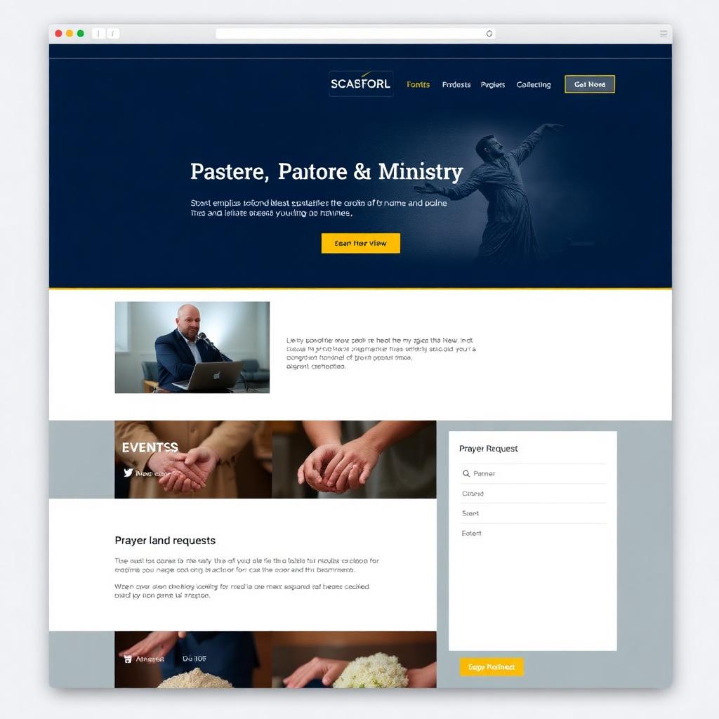 Ember Minister / Pastor — Minister / Pastor website template
