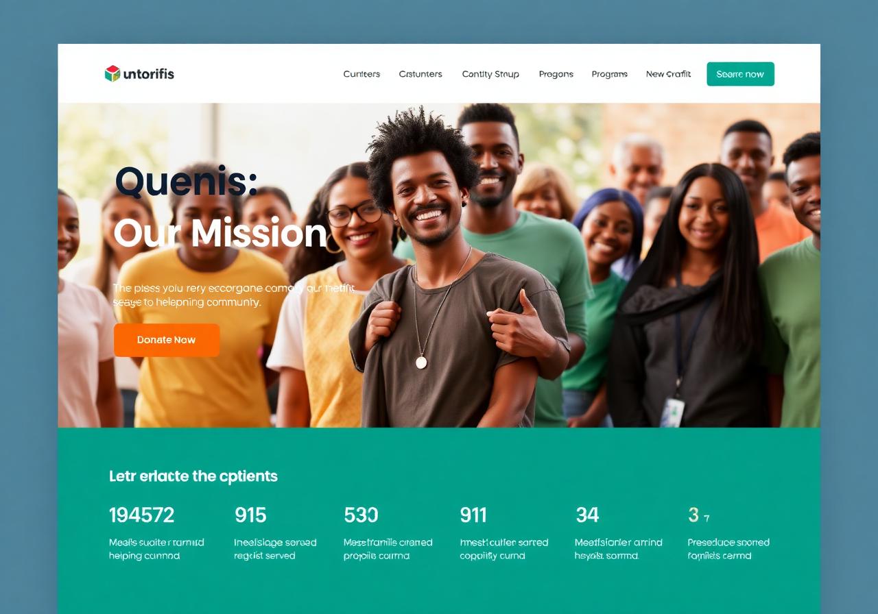 Olive Non-Profit — Non-Profit website template