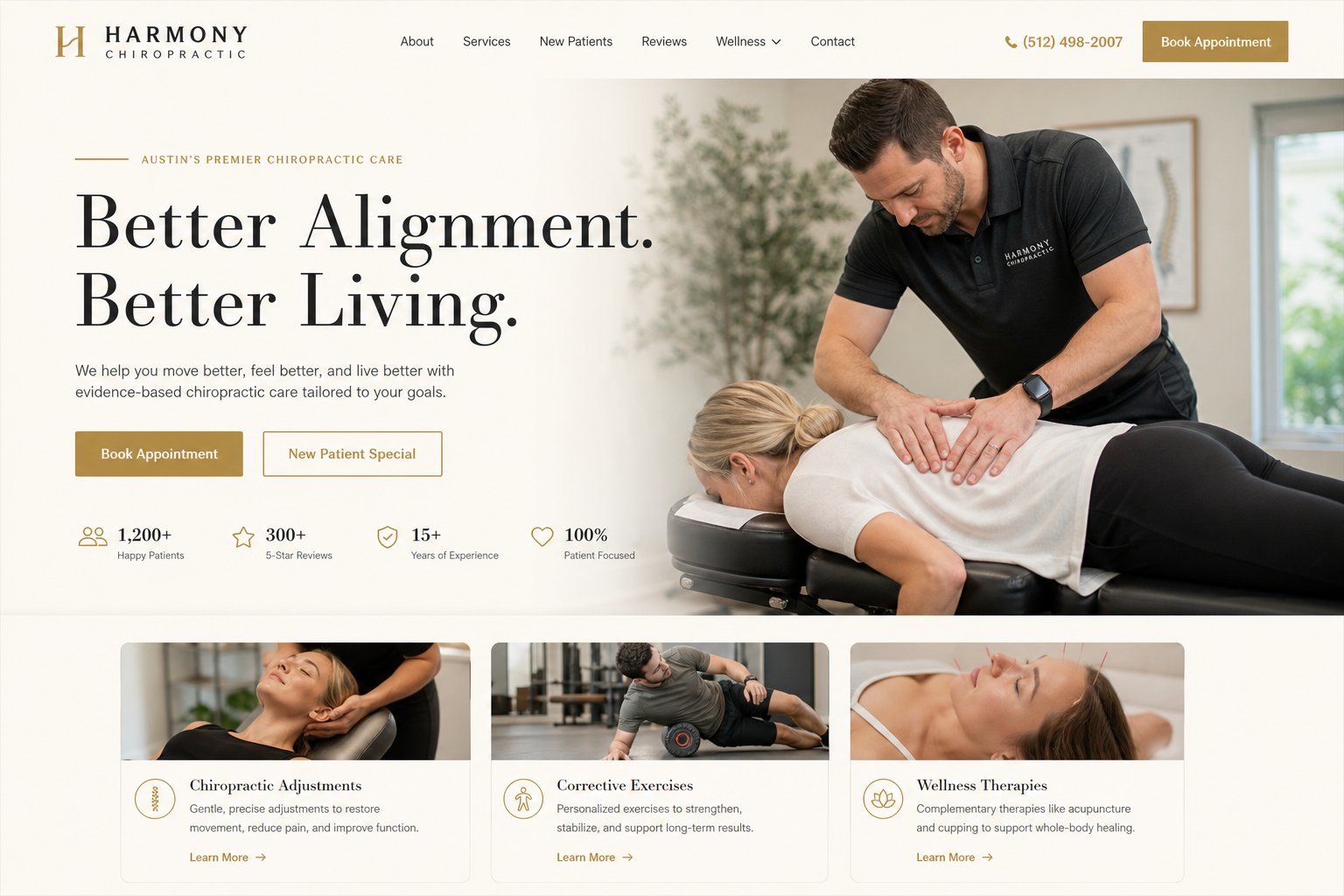 Mosaic Chiropractor — Chiropractor website template