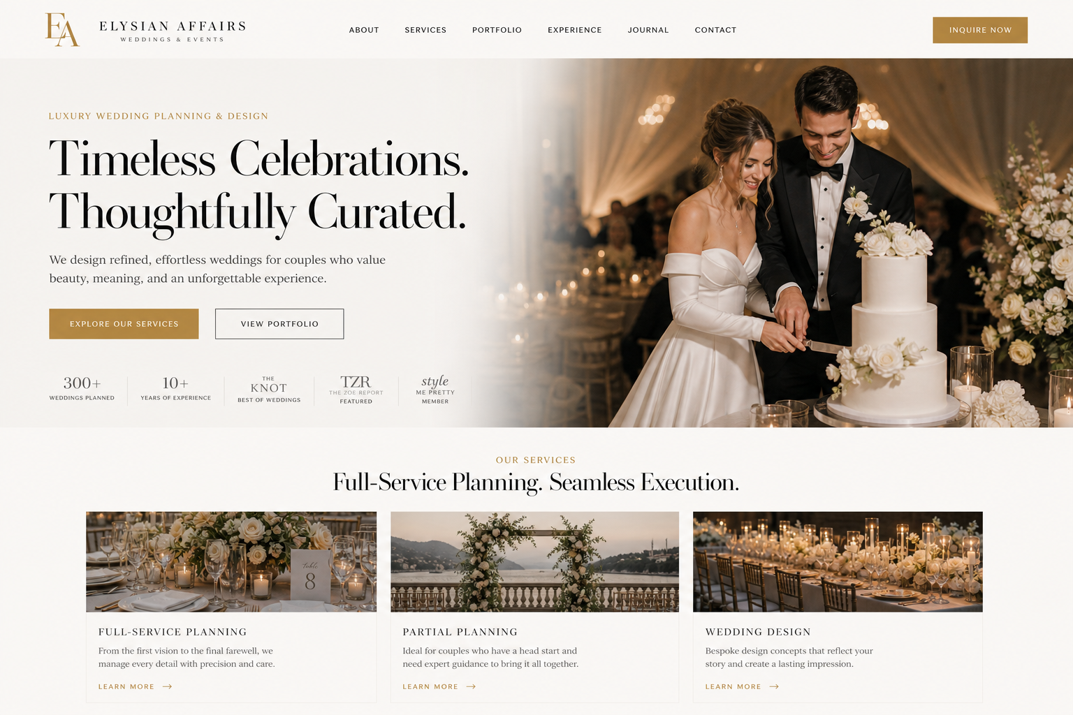 Mainstreet Wedding — Wedding website template