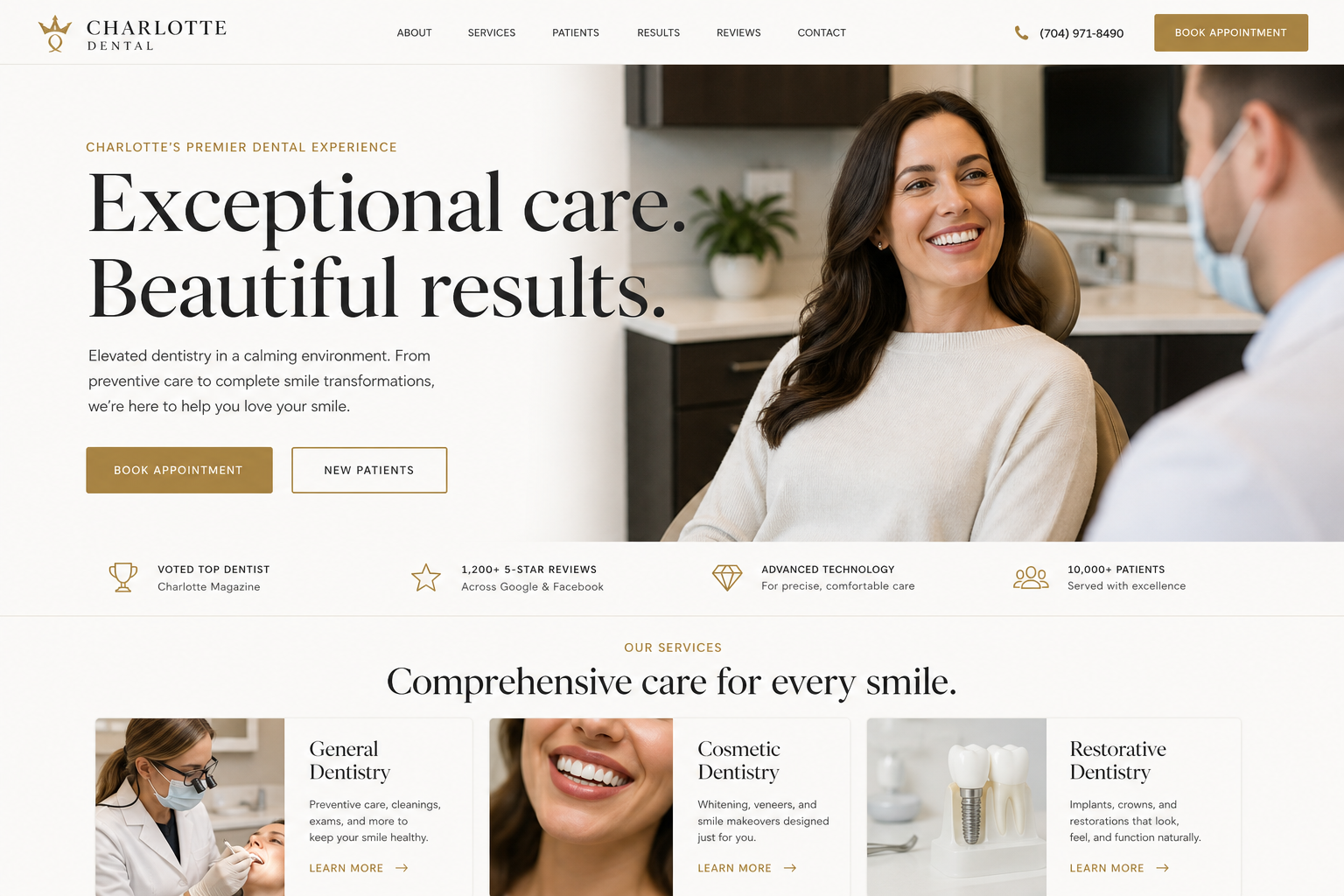 Verve Dentist — Dentist website template