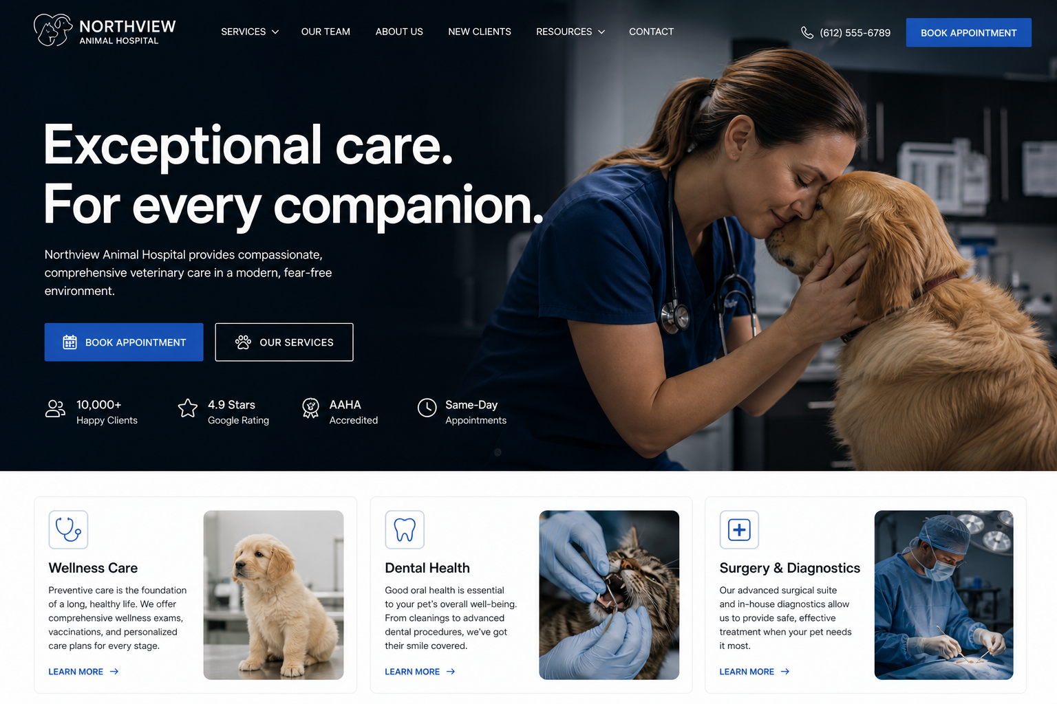 Fern Veterinarian — Veterinarian website template