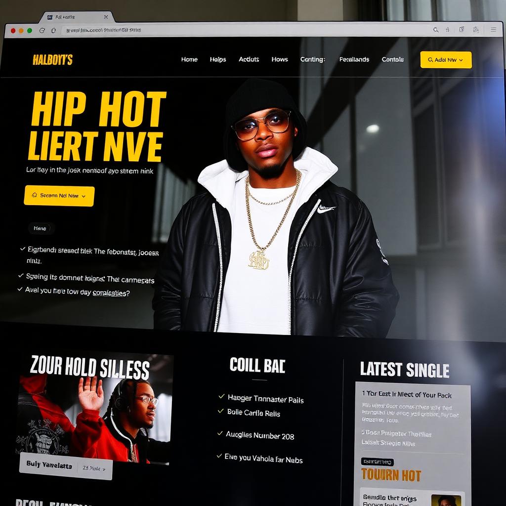Forge Hip-Hop & R&B — Hip-Hop & R&B website template