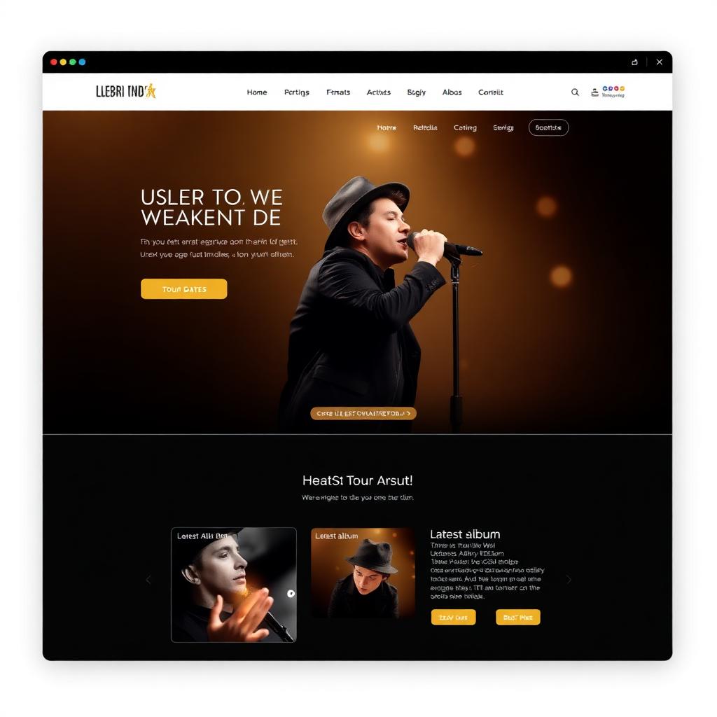 Cassia Music Artist — Music Artist website template
