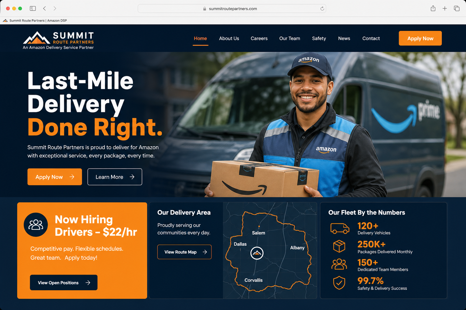 Summit Route Partners website template