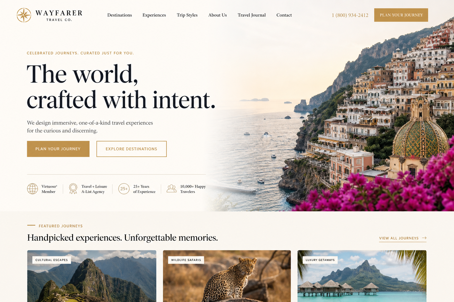 Compass Travel Agency — Travel Agency website template