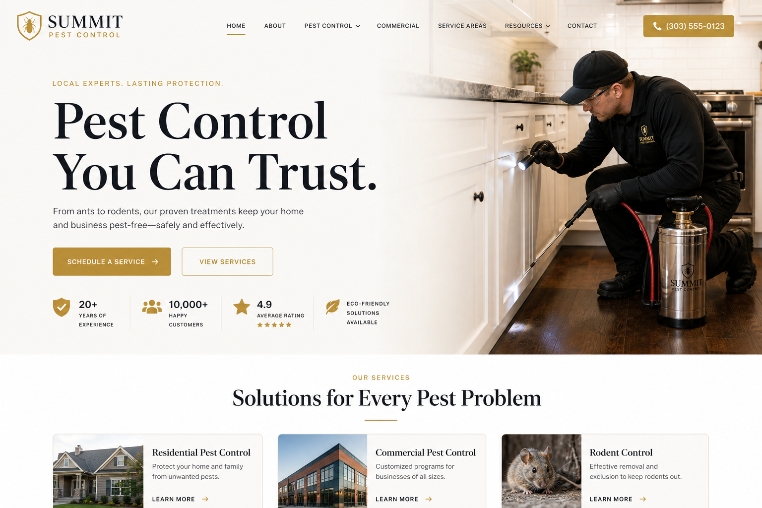 Garnet Pest Control — Pest Control website template